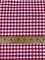 1 Yard Burgundy 1/4″ Gingham Checkered Poly Cotton Fabric 58/59 Inch Wide Lightweight Sewing & Decor Material